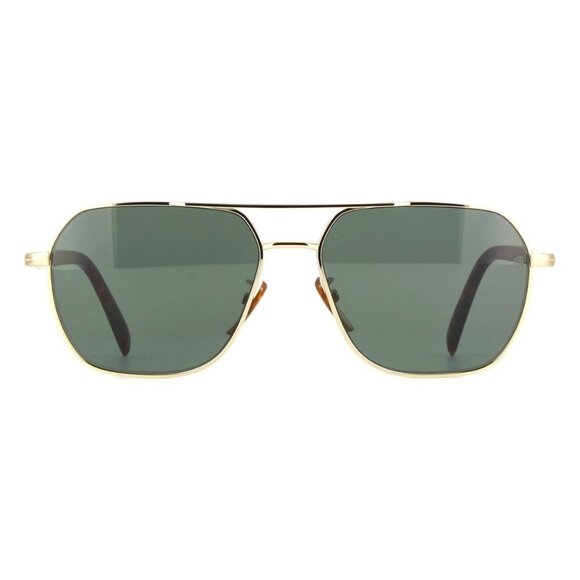 New DAVID BECKHAM Gold Square DB1128/G/S 06JQT Sunglasses Women - Picture 2 of 4